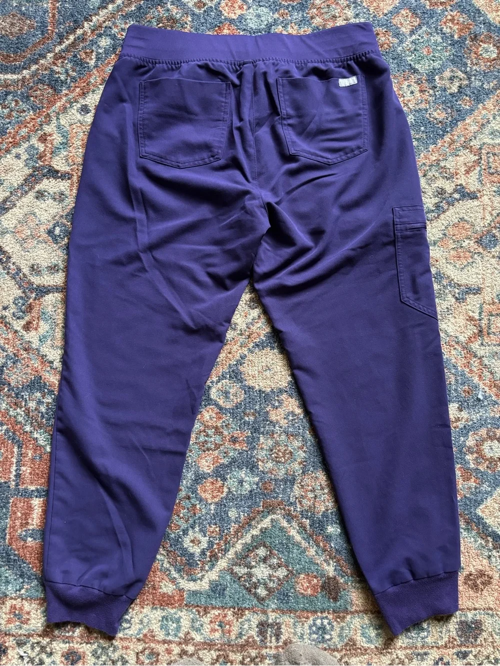 FIGS Women’s Jogger Scrub Pants in Purple Jam - Picture 2 of 7